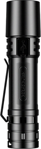 Linterna Superfire SF05 con carga USB-C 156 lm