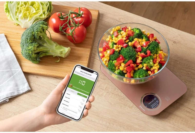 Resumen nutricional en la aplicación móvil