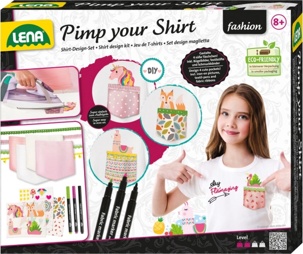 Lena Decora tu camiseta - set creativo para niños