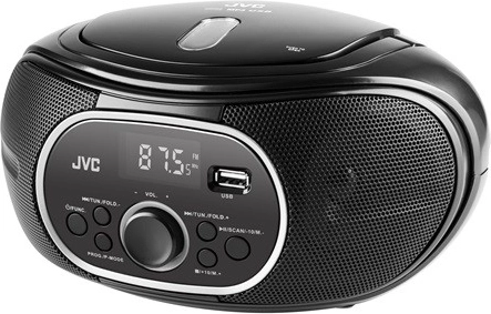 Radio portátil con CD y USB JVC