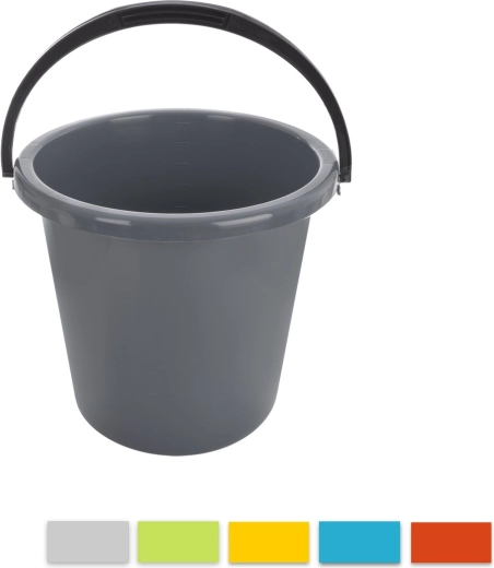 Cubo de plástico Mamba de 6 l, mezcla de colores