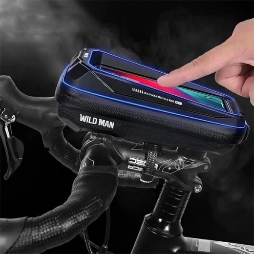 Control táctil y orificio para auriculares