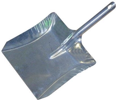 Recogedor metálico para basura de chapa galvanizada de 0,7 mm