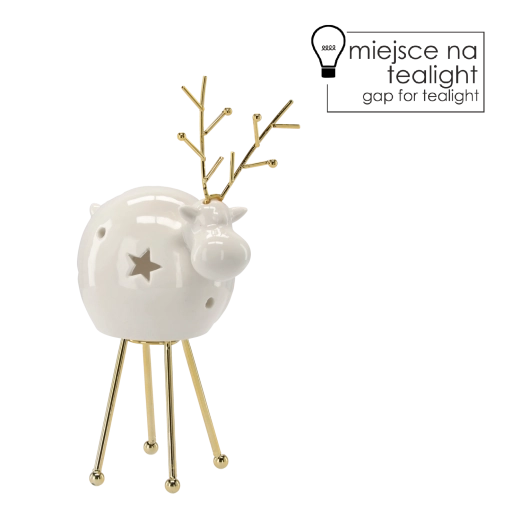 Acabado dorado de lujo para un ambiente festivo