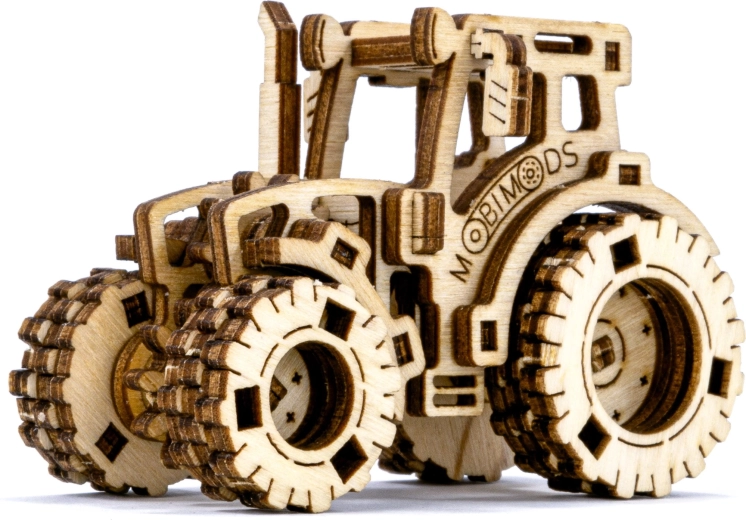 Puzzle 3D de madera tractor – modelo Work Horse 1