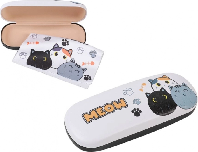 Estuche para gafas con gatitos