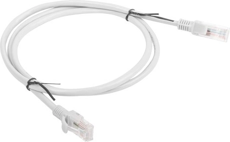 Cable patch de red Cat5e UTP 1 m gris