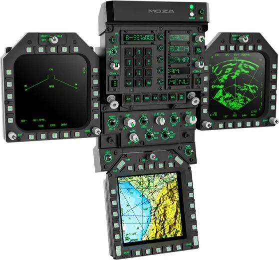 Kit modular de paneles de aviación MOZA Racing FMP18
