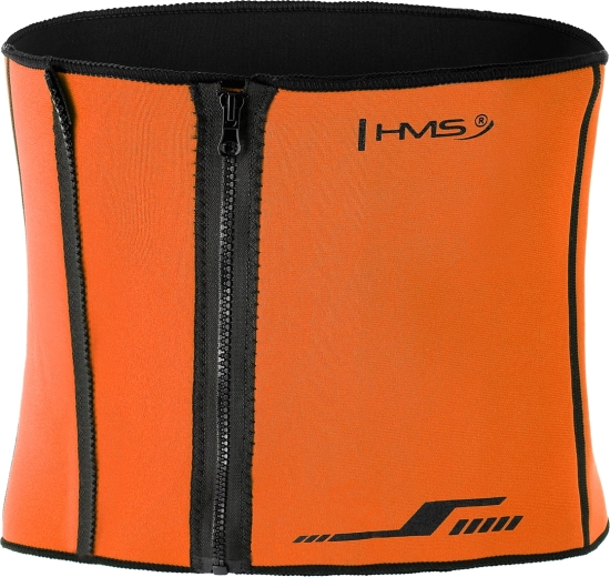 Cinturón lumbar reductor HMS BR209 naranja