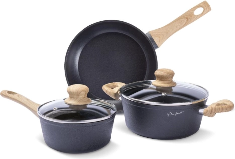 Juego de utensilios de cocina Lamart Natur de 5 piezas