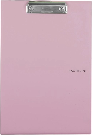 Portapapeles PASTELINI rosa de plástico