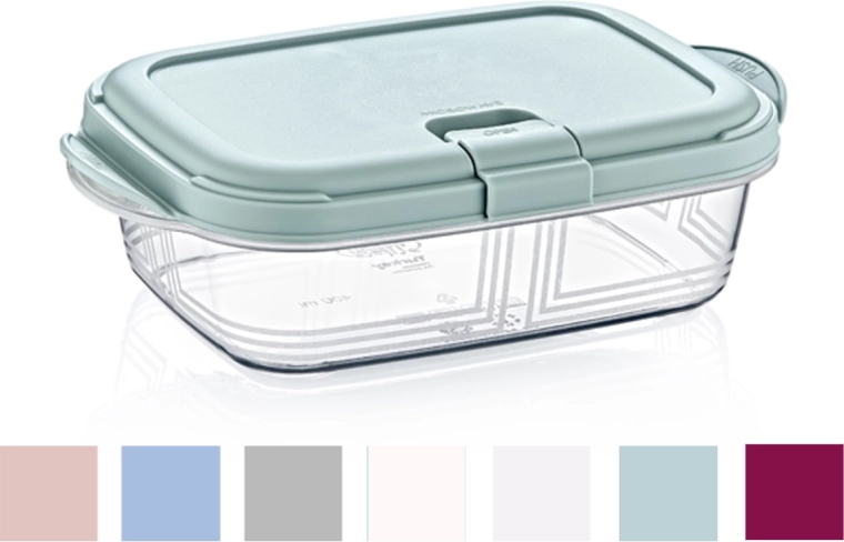 Recipiente para alimentos de 1,1 l con tapa push-up HOBBY LIFE