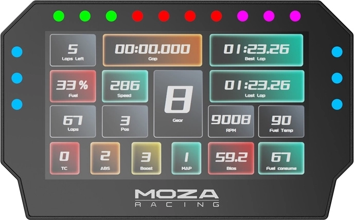 Pantalla táctil para simuladores Moza Racing CM2 RS072