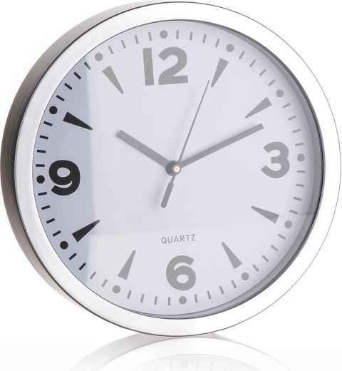 Reloj de pared redondo de 20 cm de plástico