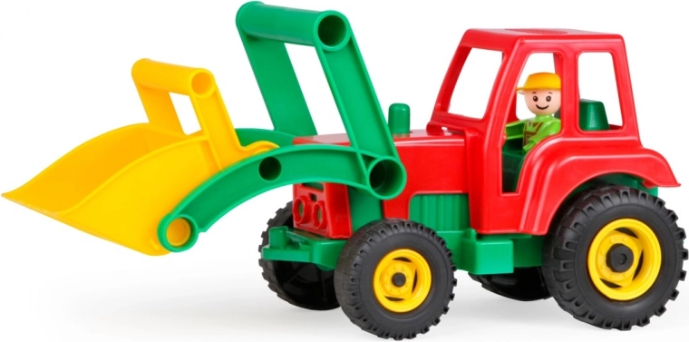 Tractor LENA con pala delantera para niños