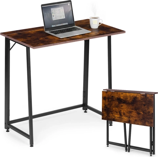 Escritorio plegable 80 × 45 cm estilo loft MODERNHOME