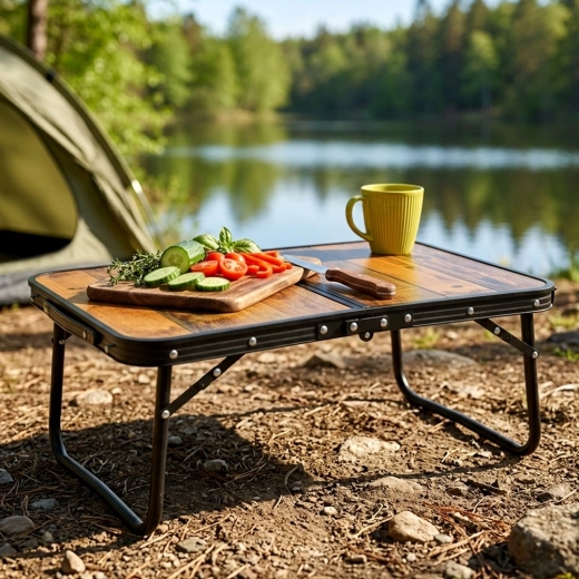 Mesa ideal para camping, picnic y junto al lago