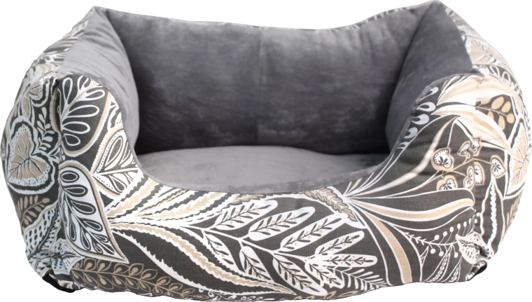 Cama Deluxe con motivo de hojas 58 × 48 cm