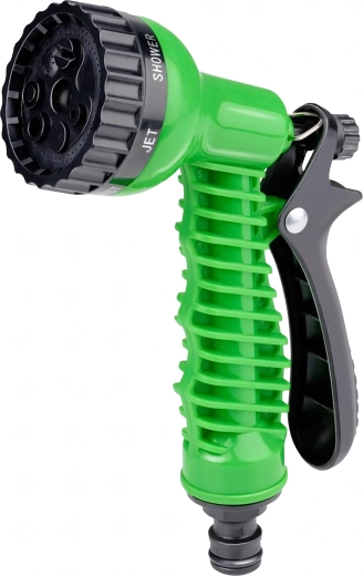 Pistola de riego de jardín ajustable, 6 modos