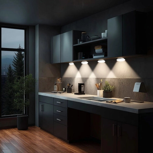 LED eficientes y luminosos para cocina y armarios