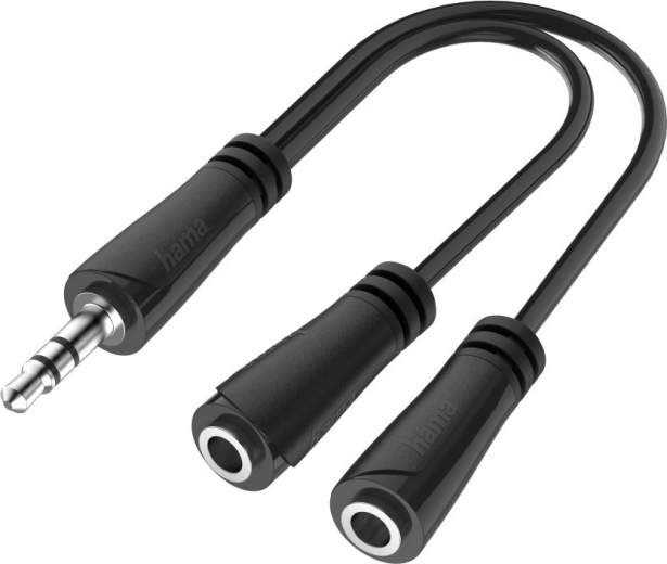 Divisor de audio estéreo jack 3,5 mm (1× macho a 2× hembra)