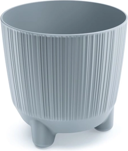 Maceta con patas RYFO N 14,5 cm gris claro