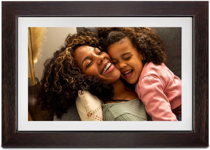 Marco de fotos digital Wi‑Fi LED de 10,1″ con pantalla táctil