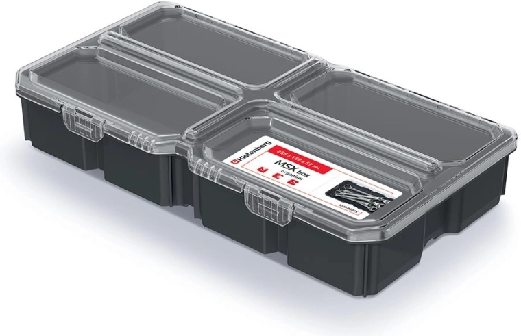 Organizador Prosperplast MSX Box para tornillos y accesorios pequeños