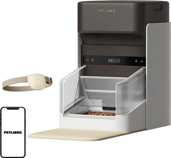 Dispensador inteligente de comida para mascotas con RFID de Petlibro, 3 litros
