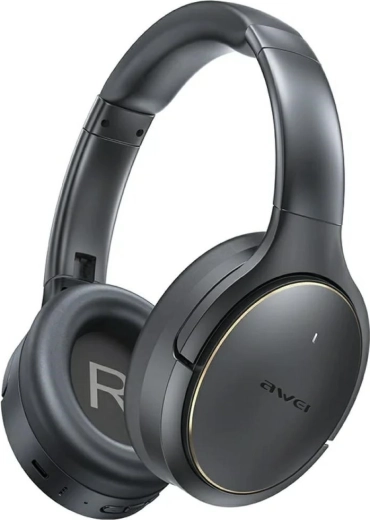 Auriculares inalámbricos de diadema Awei AT20 con ANC y ENC, negros