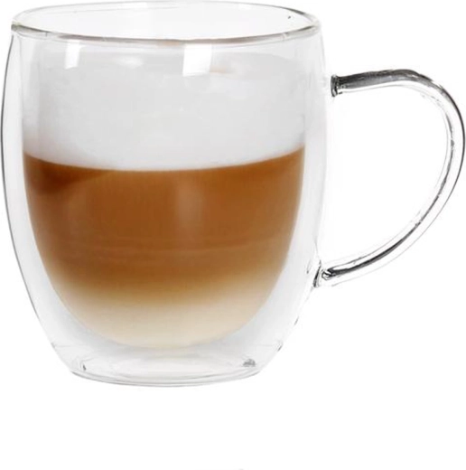 Taza de cristal TORO de doble pared de vidrio borosilicato 400 ml