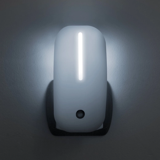 Luz nocturna LED orientativa con sensor de luz, blanca