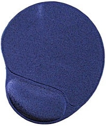Alfombrilla de gel para ratón con reposamuñecas – azul