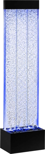 Pared de agua de burbujas LED RGB autoportante 150 × 39 × 26 cm