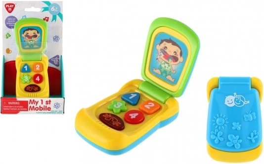 Teléfono móvil infantil plegable con luz y sonido 14 cm
