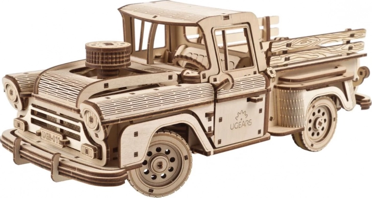 Puzle mecánico de madera – pick-up americano de UGEARS
