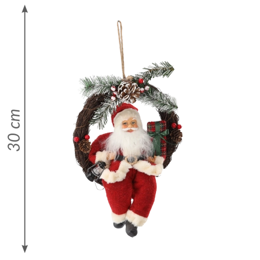 Tamaño práctico de 30 cm y fácil de colgar