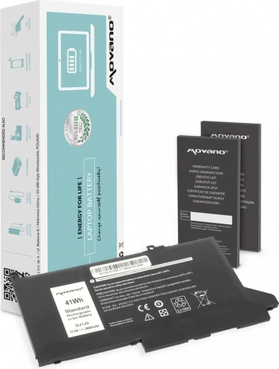 Batería Movano MYJ96 para Dell Latitude E7390/E7490 (Li-Ion) - 1 unidad