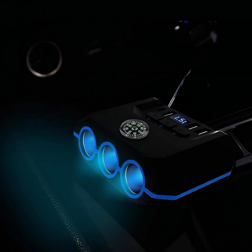 Voltímetro LED claro