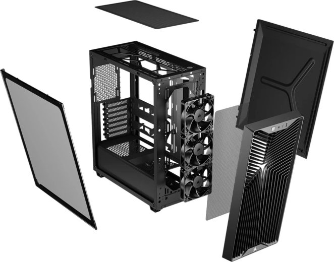 Airflow avanzado: hasta 9× ventiladores de 120 mm