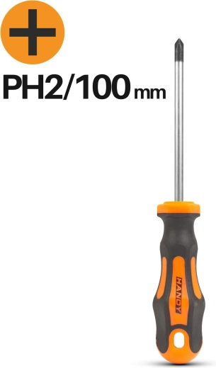Destornillador Phillips PH2 de 100 mm