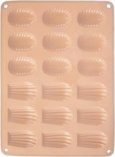 Molde de silicona para galletas y bombones, beige 34 × 25 × 1 cm