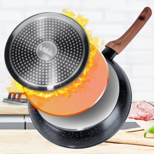 Fondo para inducción y distribución uniforme del calor