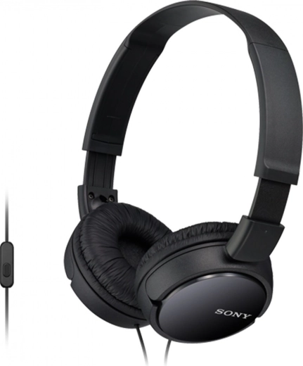 Auriculares con micrófono Sony MDR-ZX110AP negros