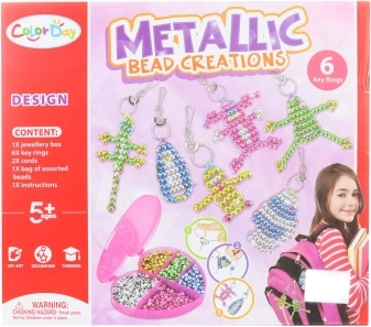 Set para hacer llaveros de cuentas para niños