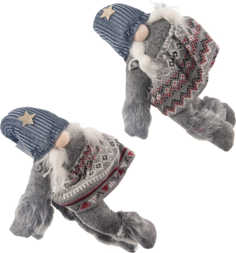Ardilla de peluche para cortinas gris