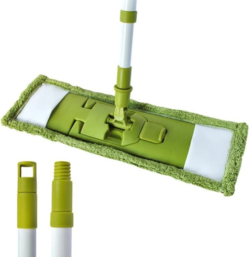Mopa para suelos TORO con mango telescópico, verde