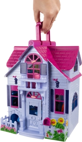 Construcción plegable con asa cómoda