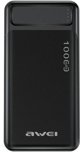 Powerbank 10 000mAh P5K 2xUSB 2,1A negra