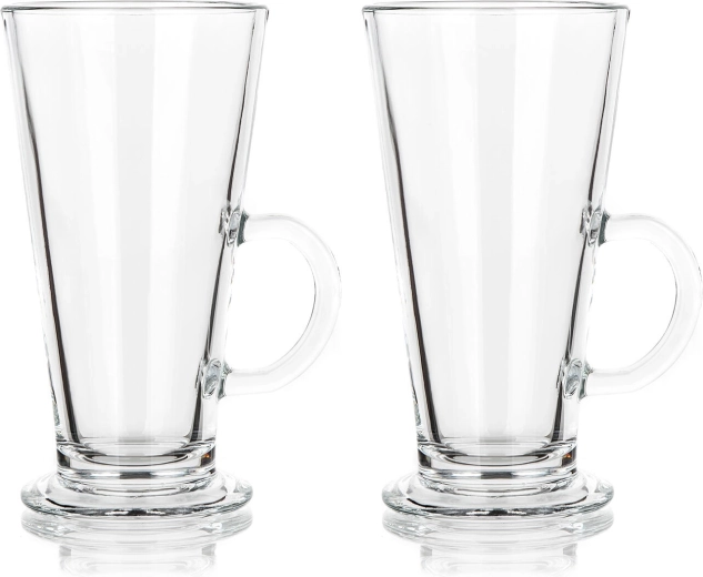 Tazas de vidrio para latte 270 ml TANGER, set de 2 uds